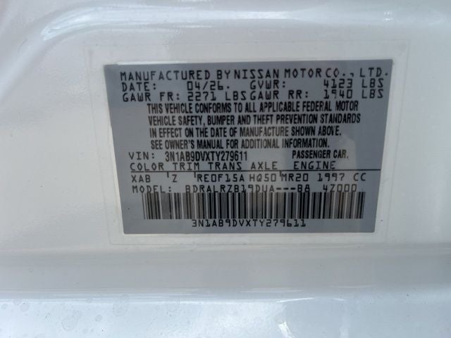 2026 Nissan Sentra SR