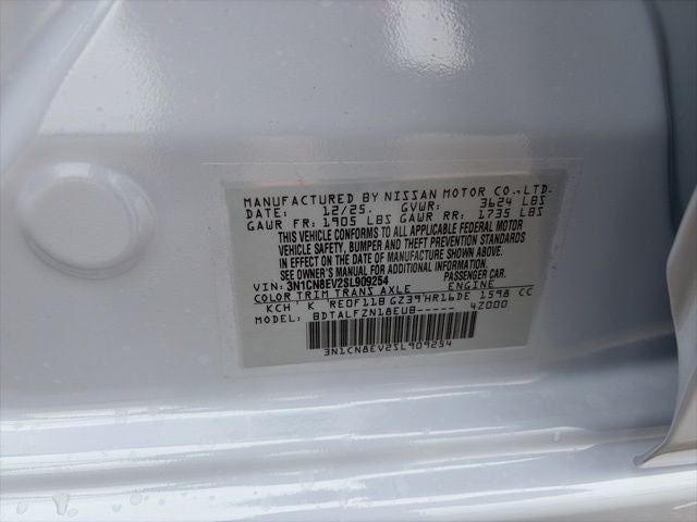 2025 Nissan Versa 1.6 SV