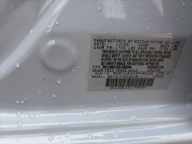 2025 Nissan Versa 1.6 SV