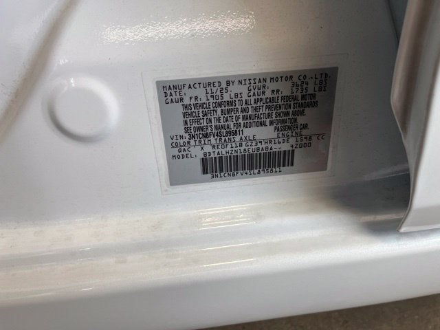 2025 Nissan Versa 1.6 SR