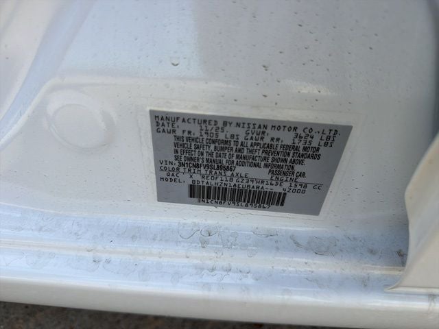 2025 Nissan Versa 1.6 SR