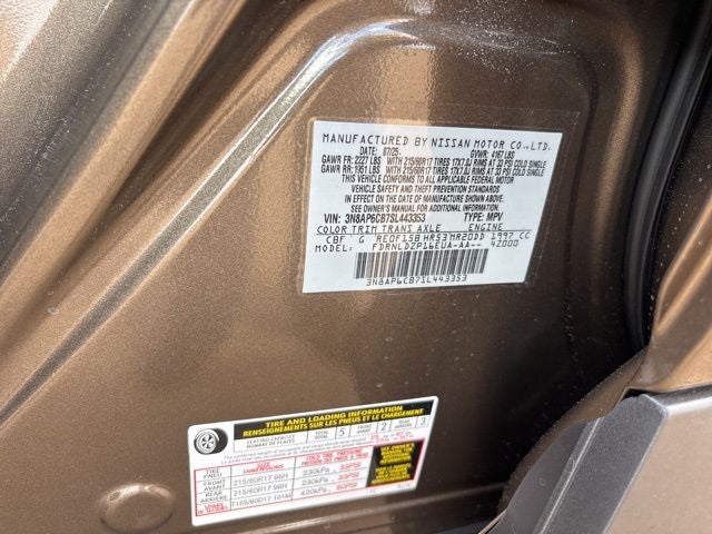 2025 Nissan Kicks SV