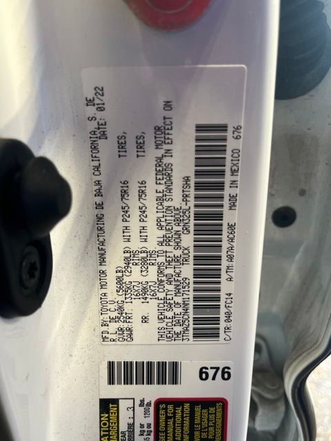 2022 Toyota Tacoma SR5 V6