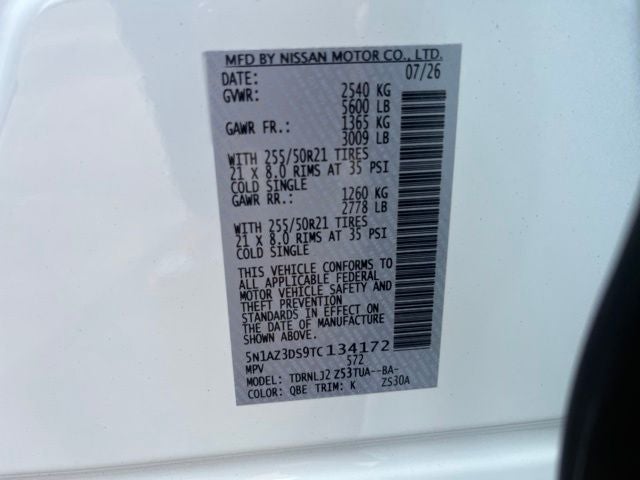 2026 Nissan Murano Platinum