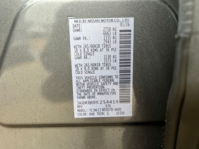 2026 Nissan Pathfinder Rock Creek