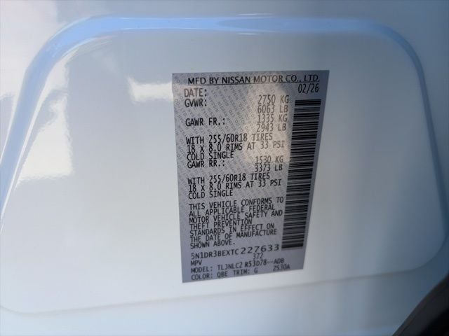 2026 Nissan Pathfinder SV