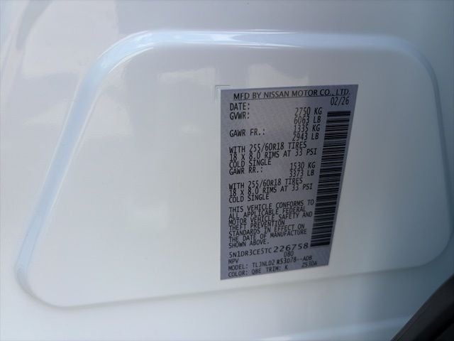 2026 Nissan Pathfinder SL