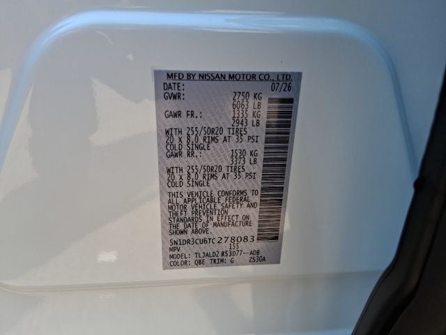 2026 Nissan Pathfinder SL