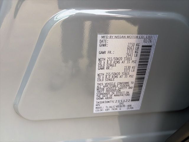 2026 Nissan Pathfinder Platinum