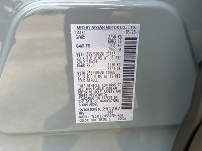 2026 Nissan Pathfinder Platinum