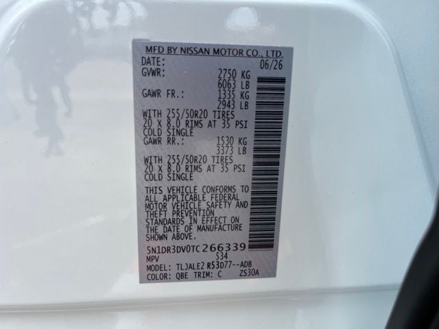 2026 Nissan Pathfinder Platinum