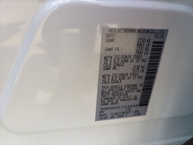 2026 Nissan Pathfinder Platinum