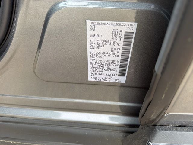 2026 Nissan Pathfinder Platinum