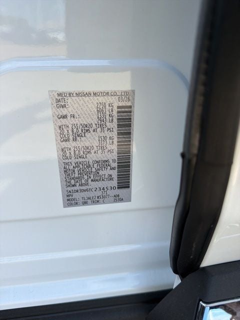 2026 Nissan Pathfinder Platinum