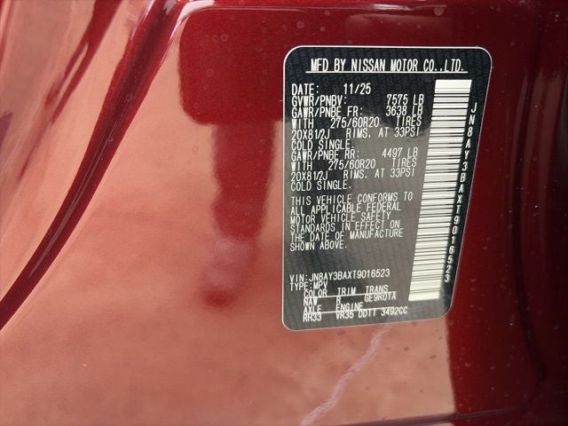 2026 Nissan Armada SL