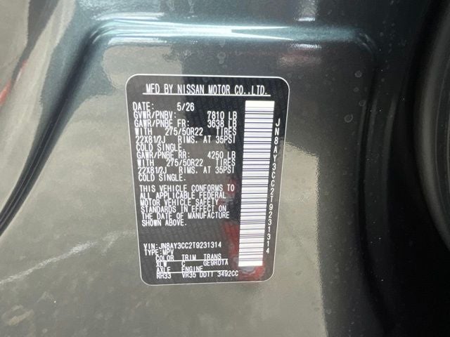 2026 Nissan Armada Platinum Reserve
