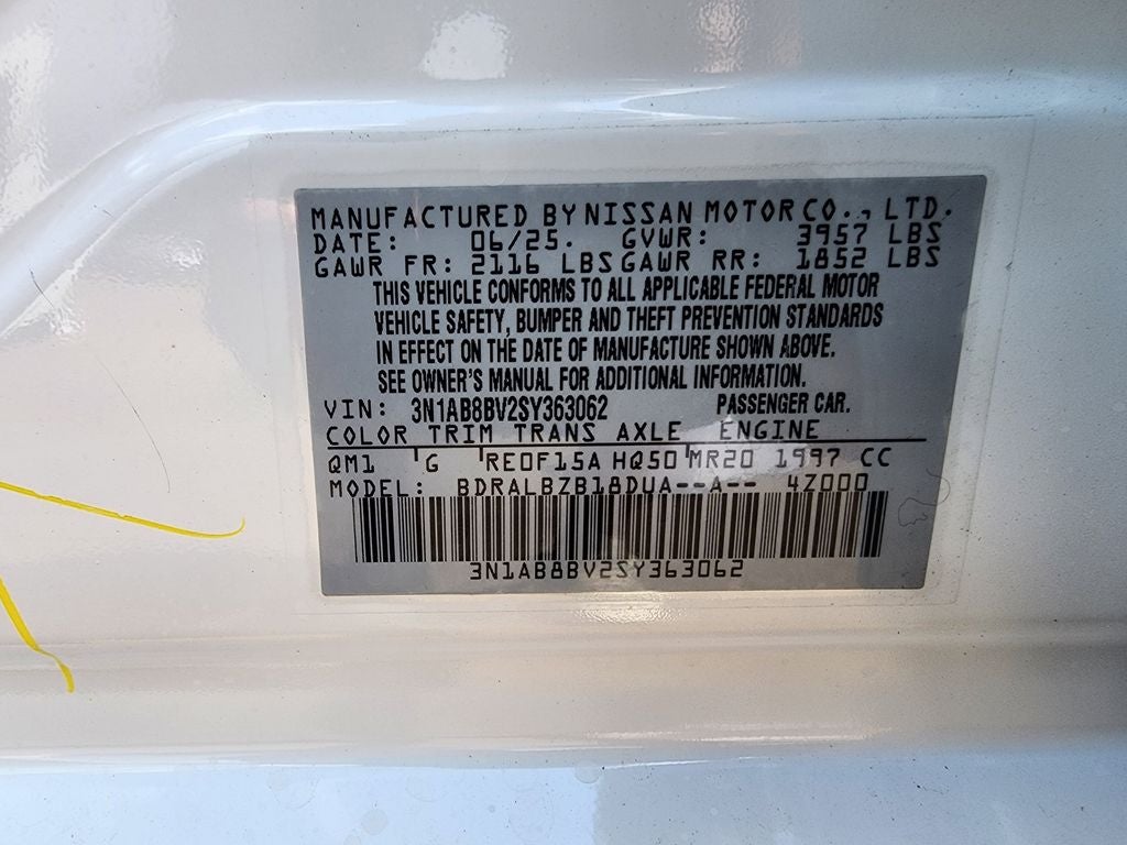 2025 Nissan Sentra S