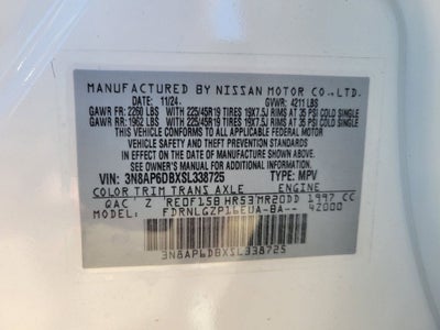 2025 Nissan Kicks SR