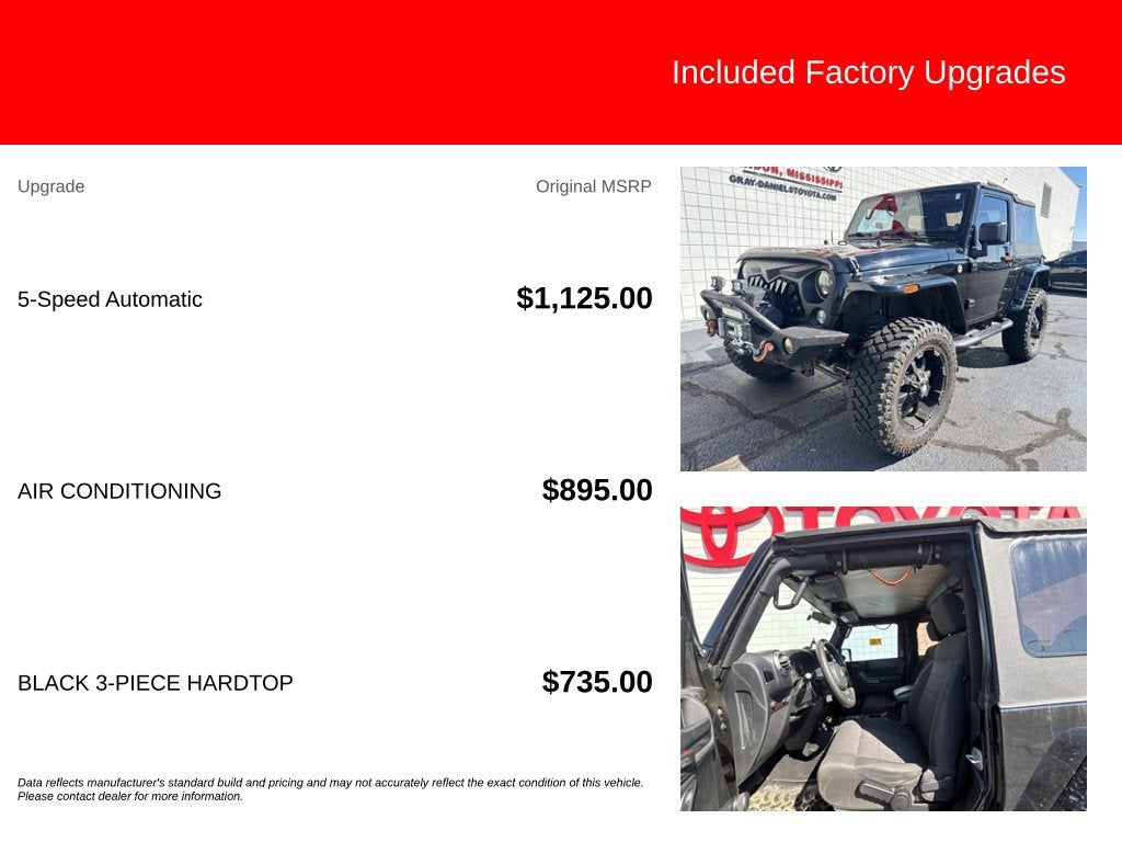 2012 Jeep Wrangler Sport