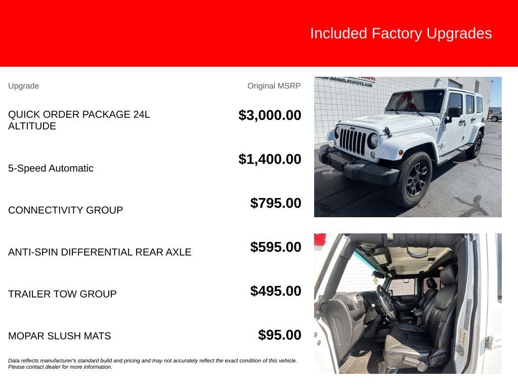 2018 Jeep Wrangler JK Unlimited Sahara