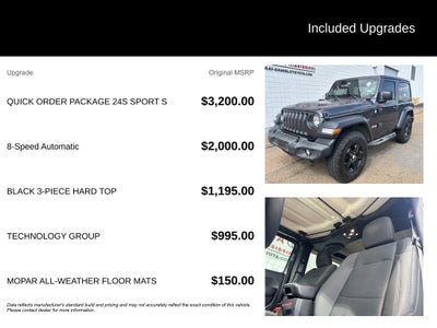 2019 Jeep Wrangler Sport S