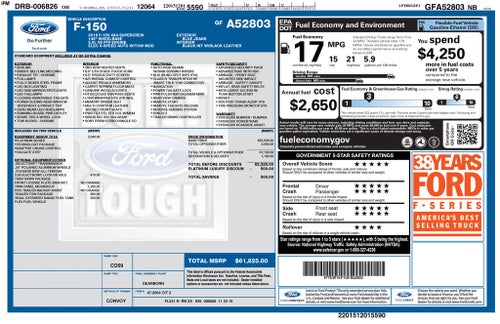 2016 Ford F-150 Platinum