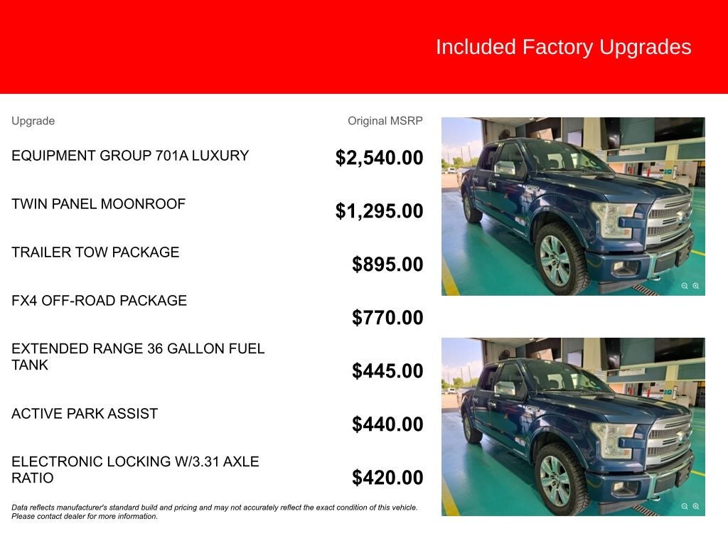 2017 Ford F-150 Platinum