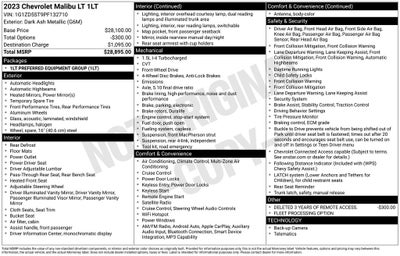 2023 Chevrolet Malibu LT 1LT