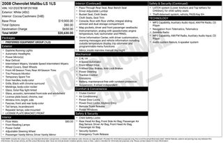 2008 Chevrolet Malibu LS