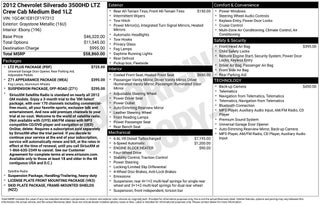 2012 Chevrolet Silverado 3500HD LTZ