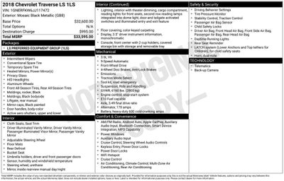 2018 Chevrolet Traverse LS