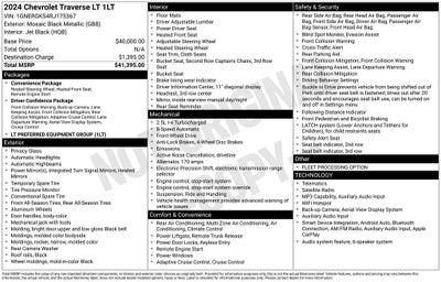 2024 Chevrolet Traverse LT 1LT