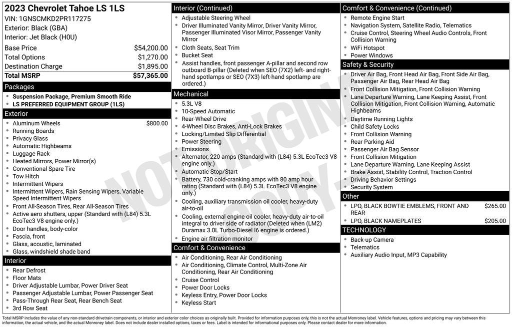 2023 Chevrolet Tahoe LS