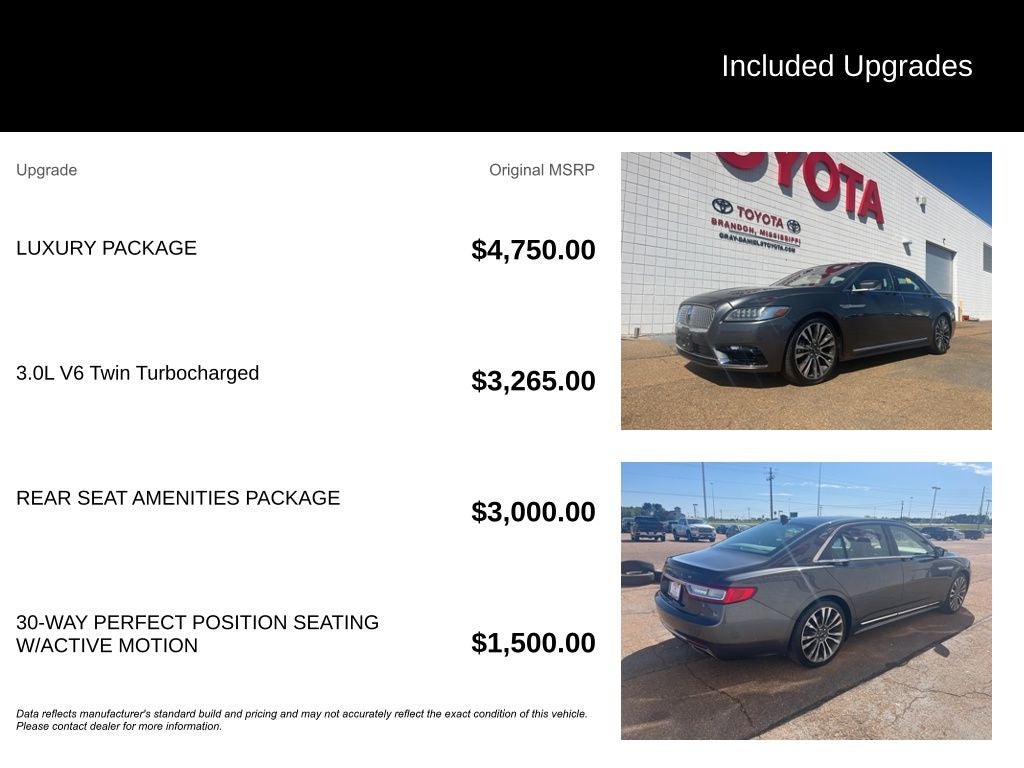 2020 Lincoln Continental Reserve