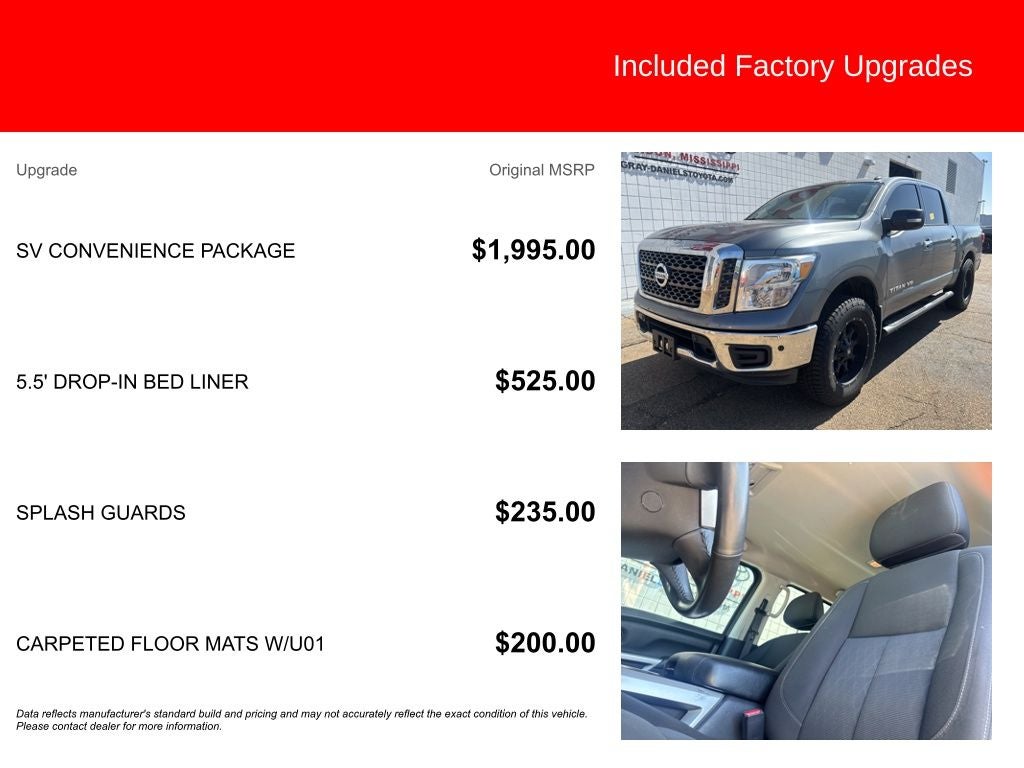 2018 Nissan Titan SV