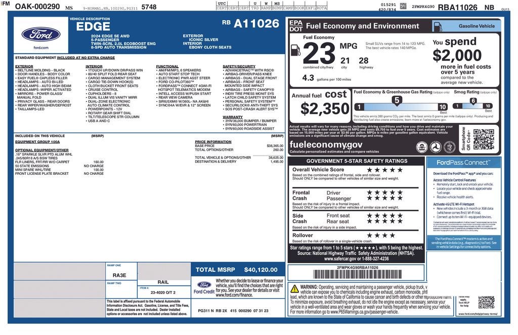 2024 Ford Edge SE
