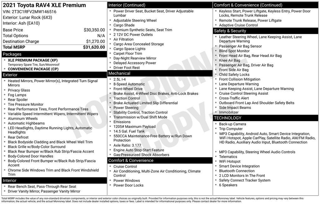 2021 Toyota RAV4 XLE Premium