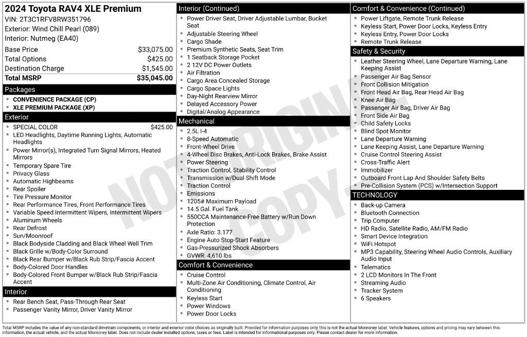 2024 Toyota RAV4 XLE Premium