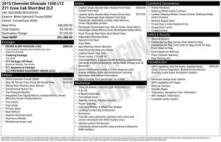 2015 Chevrolet Silverado 1500 LTZ 2LZ