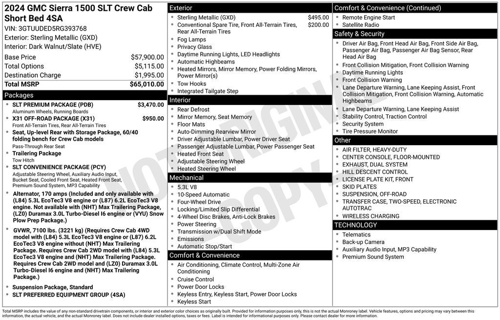 2024 GMC Sierra 1500 SLT