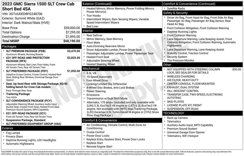 2023 GMC Sierra 1500 SLT