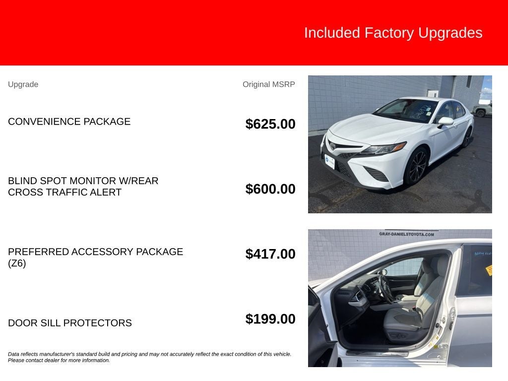 2018 Toyota Camry SE
