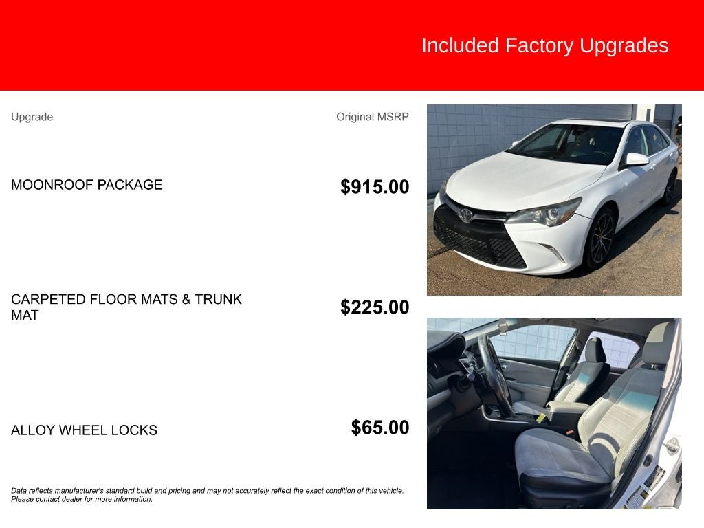 2015 Toyota Camry XSE