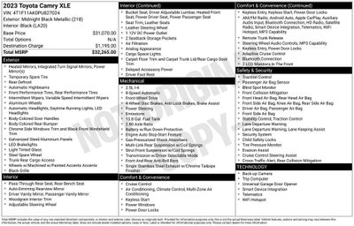 2023 Toyota Camry XLE