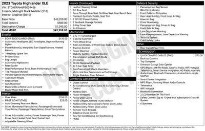 2023 Toyota Highlander XLE