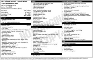 2017 Toyota Tacoma Base