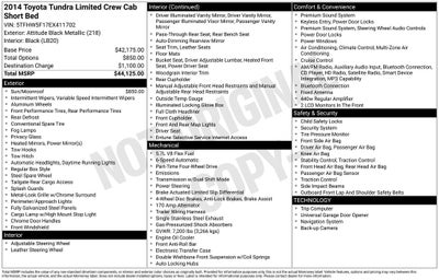 2014 Toyota Tundra Limited CrewMax