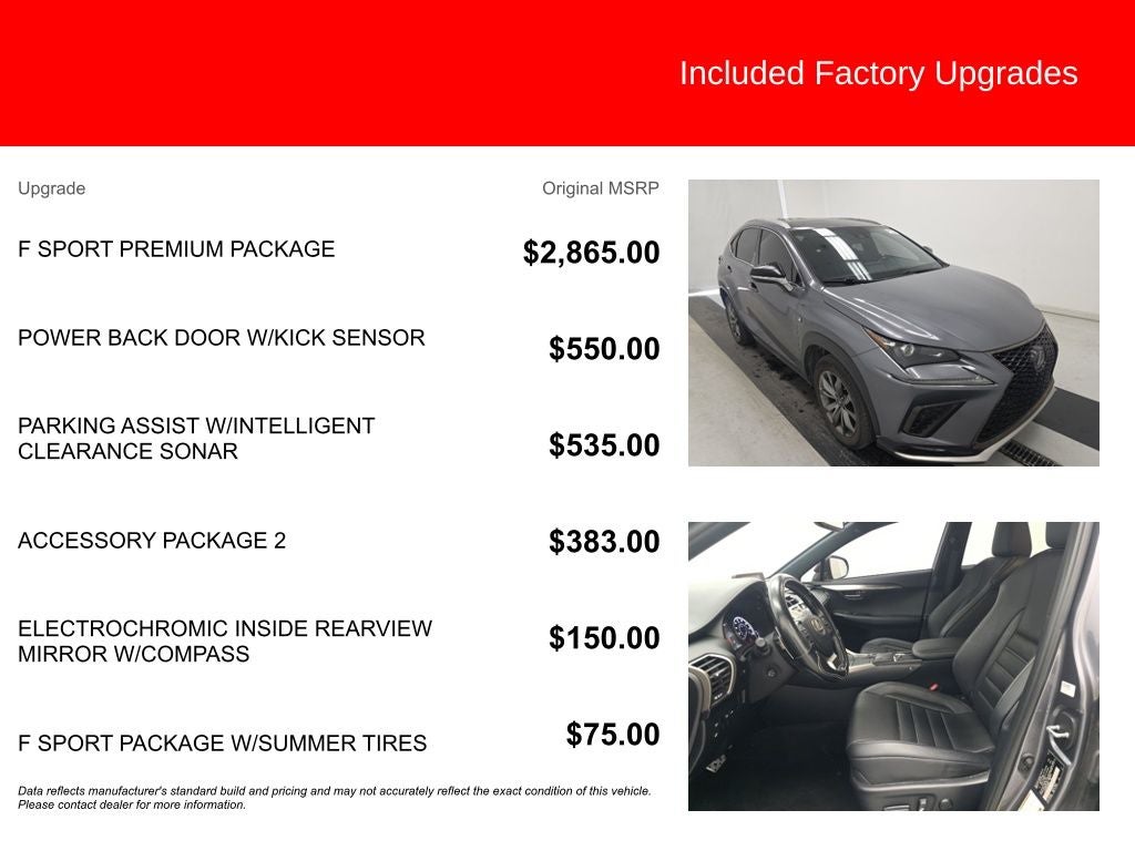 2020 Lexus NX 300 F Sport