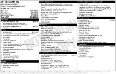 2019 Lexus NX 300 Base