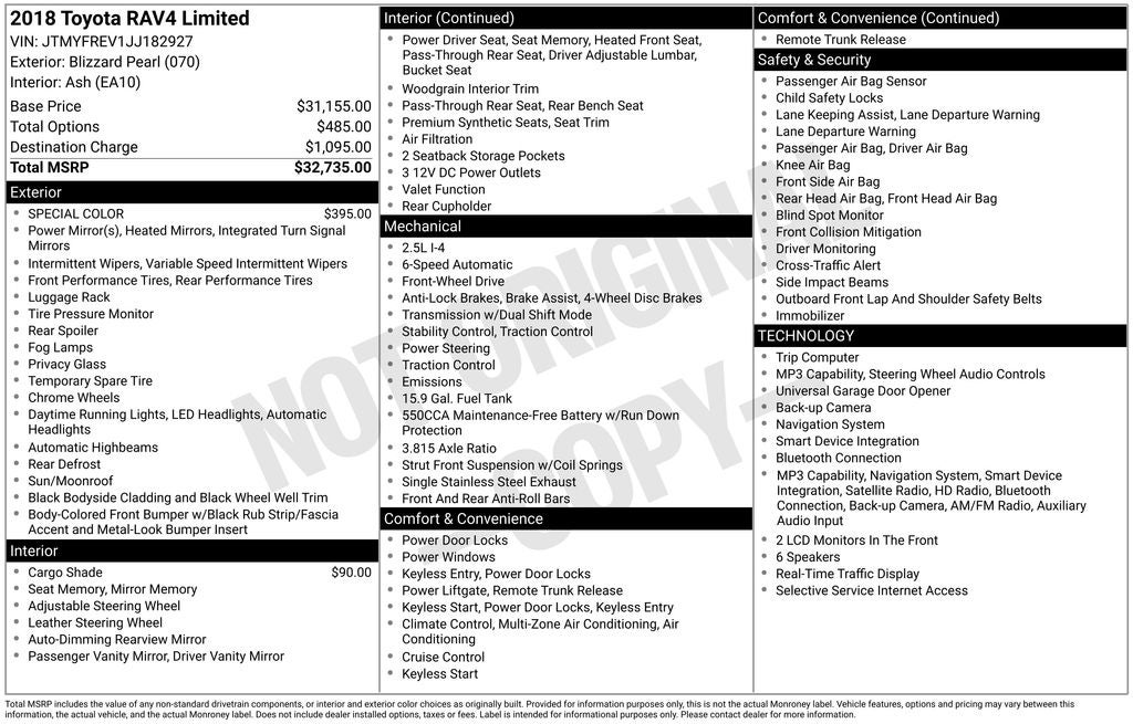 2018 Toyota RAV4 Limited